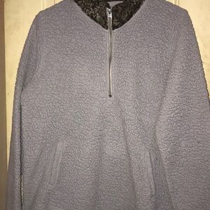 half zipped pull over